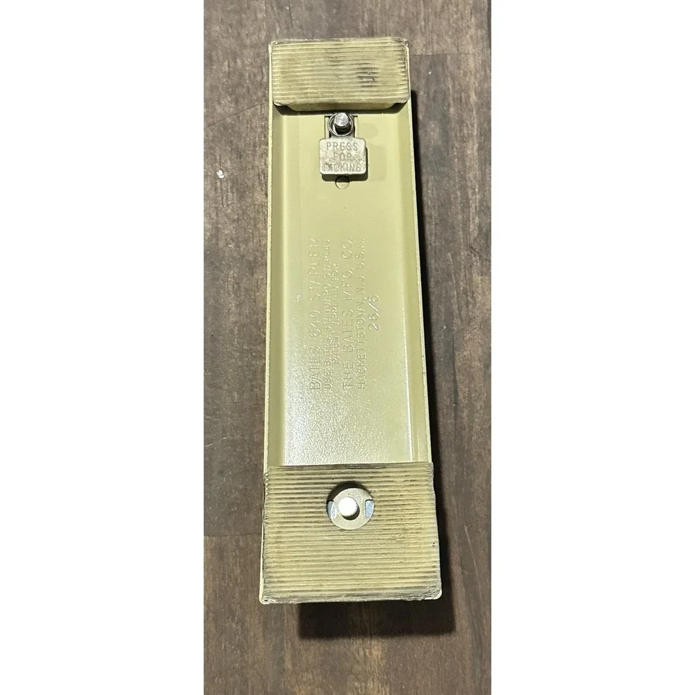 Bates 640 Beige Wood Grain Vintage Working USA‎ Office 7